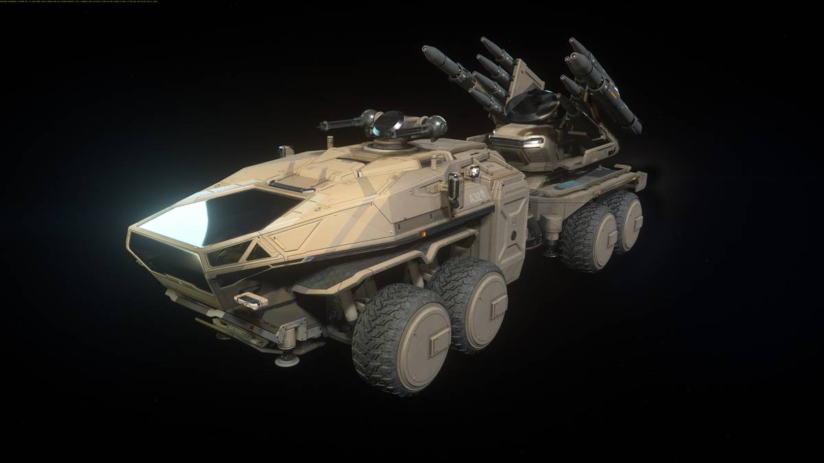 Stilisierte Darstellung der "Anvil Ballista Dunestalker"