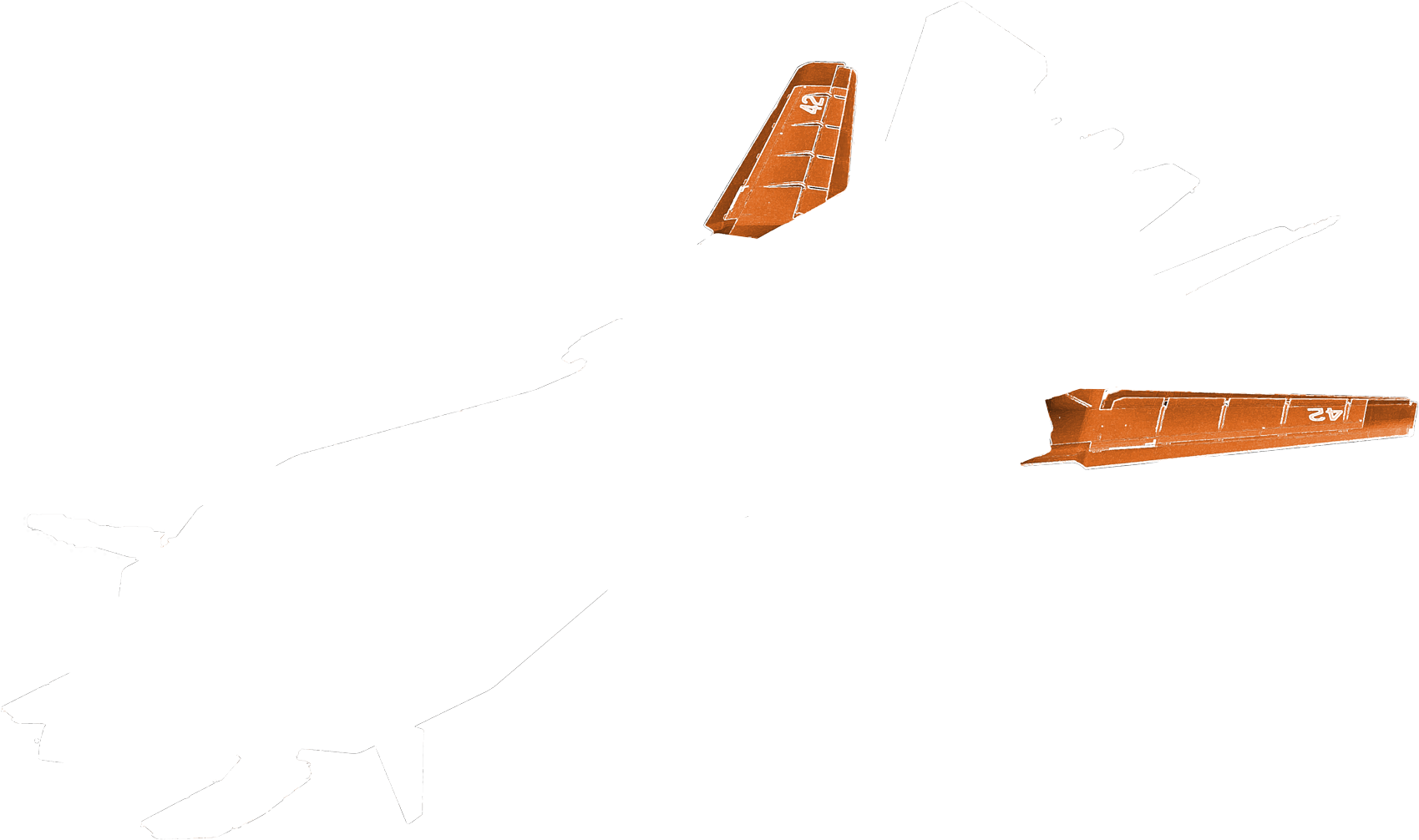 Stilisierte Darstellung der "Retaliator"