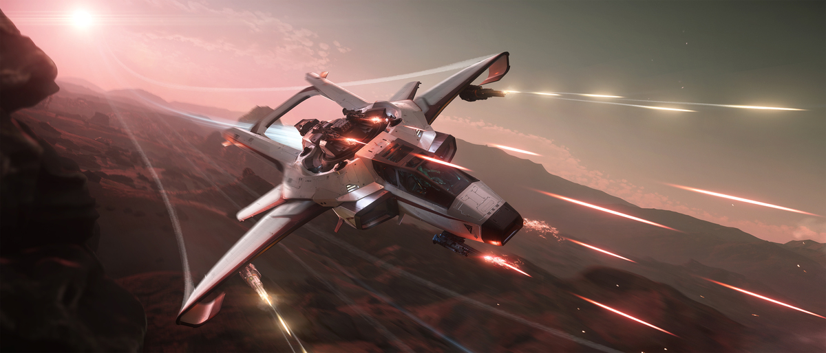 Stilisierte Darstellung der "F7C-M Super Hornet Mk II"