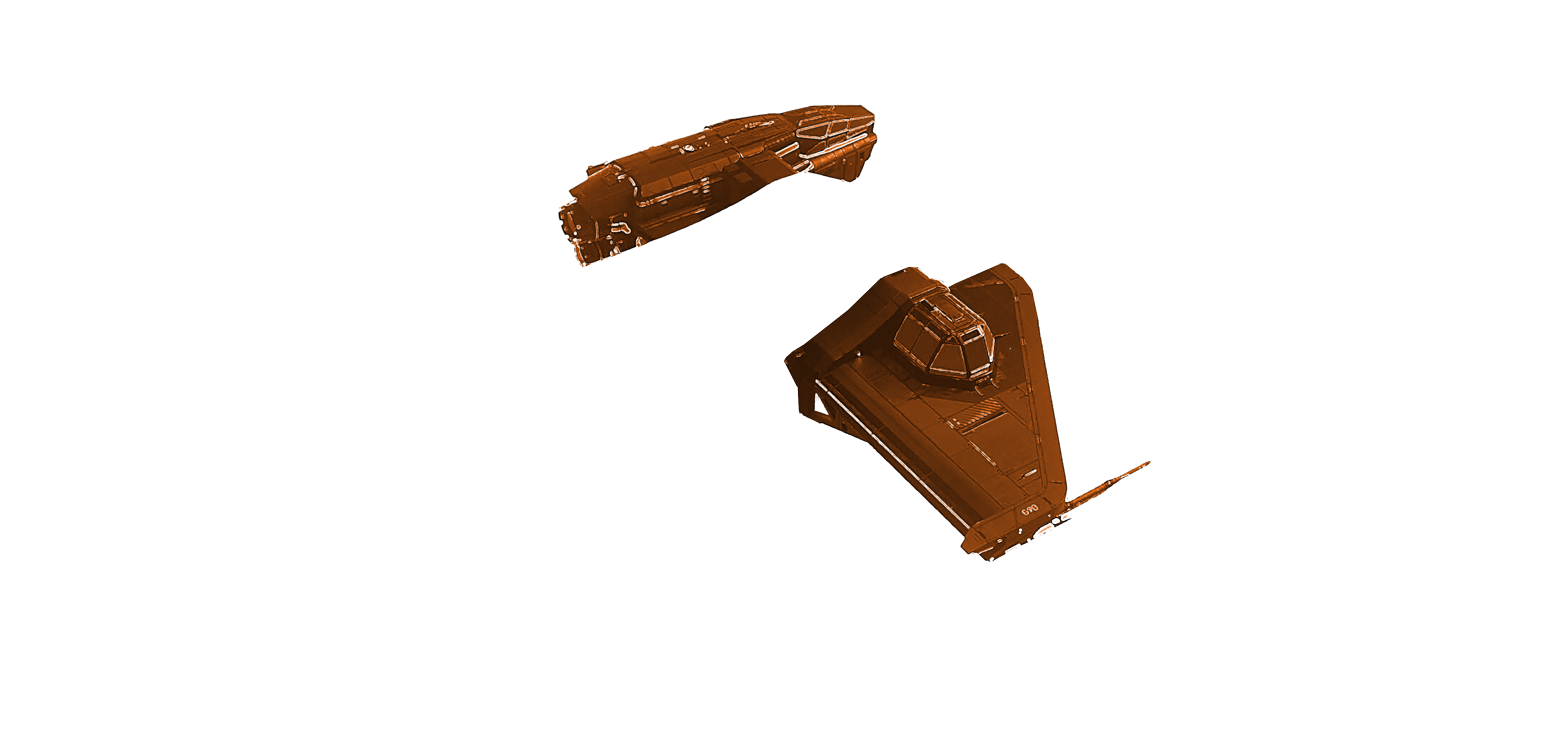 Stilisierte Darstellung der "Caterpillar Pirate Edition"