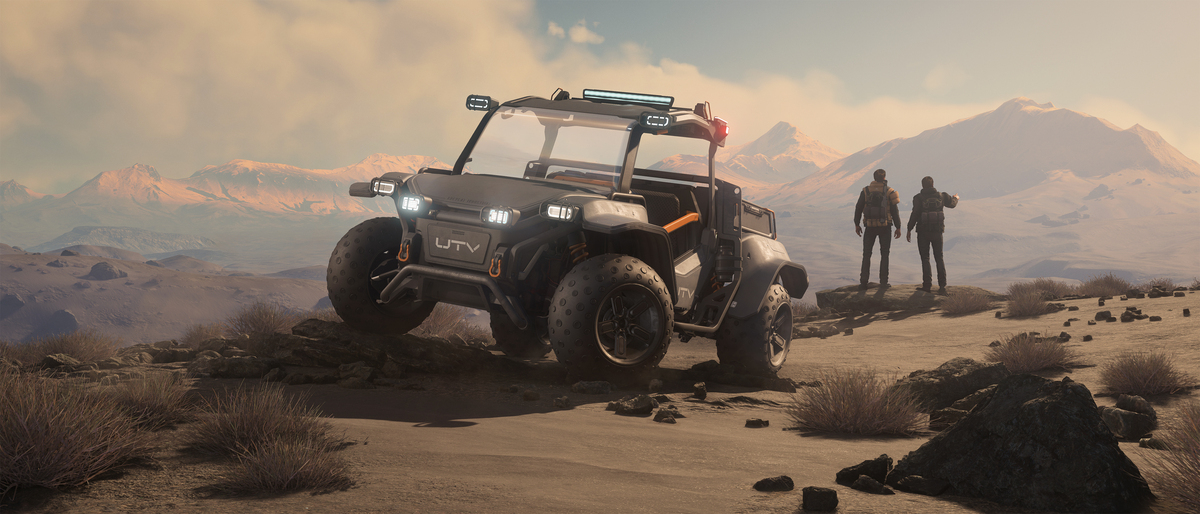 Stilisierte Darstellung der "UTV"