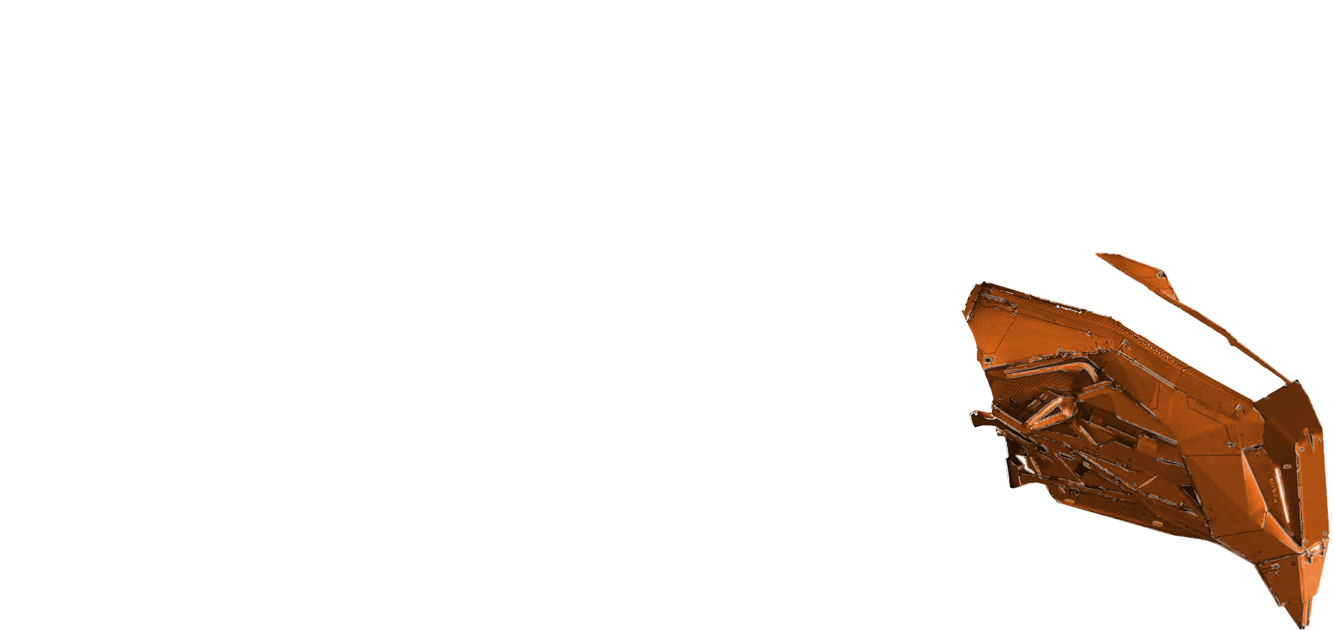 Stilisierte Darstellung der "Talon Shrike"