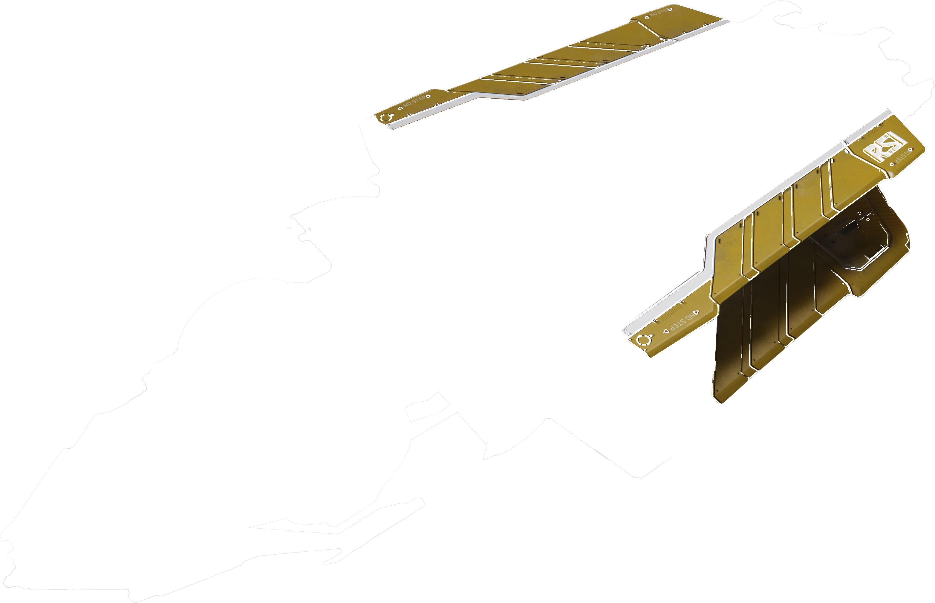 Stilisierte Darstellung der "Aurora Mk I LN"