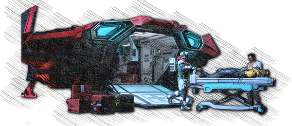 Stilisierte Darstellung der "C8R Pisces"